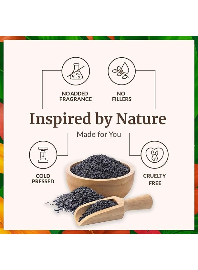 SVA BLACK SEED OIL COLD PRESSED NATURAL CARRIER OIL FOR FACE SKIN HAIR BODY 4 FL OZ - Image 3